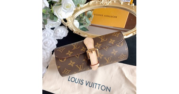 Shop Louis Vuitton MONOGRAM 2022-23FW 3 watch case (M43385, N41137, M47530)  by ROSEGOLD