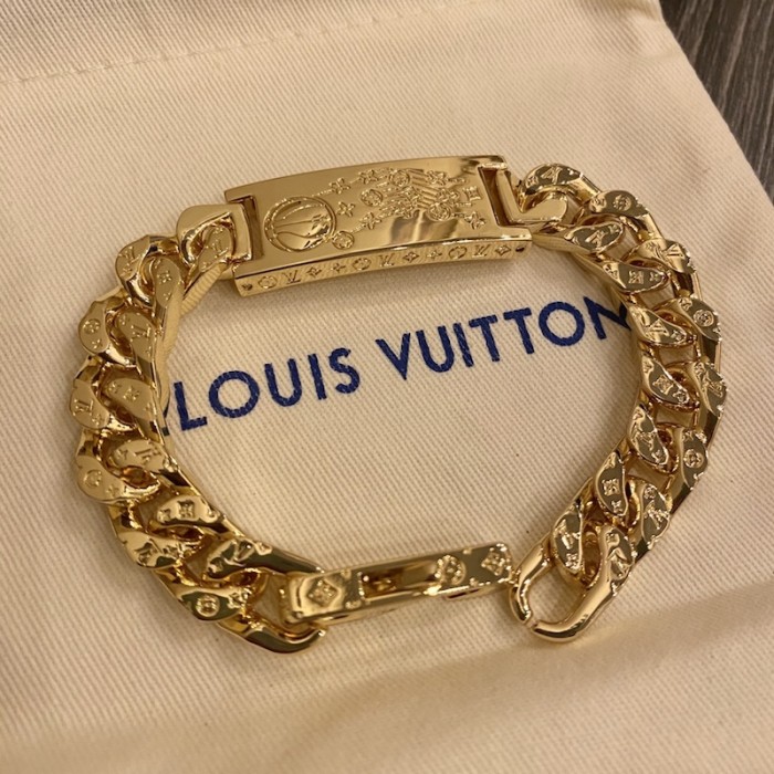 Louis Vuitton x NBA Loop It Bracelet BlueLouis Vuitton x NBA Loop