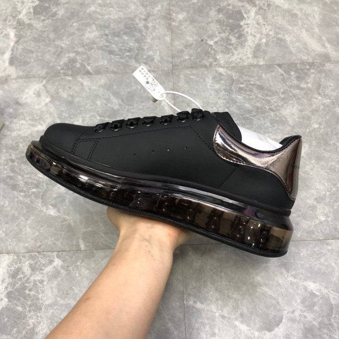 Alexander Mcqueen Oversized Sneaker Mirror Metallic Silver