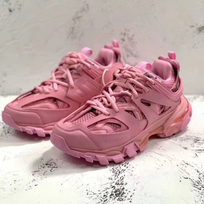 balenciaga track pink sneakers