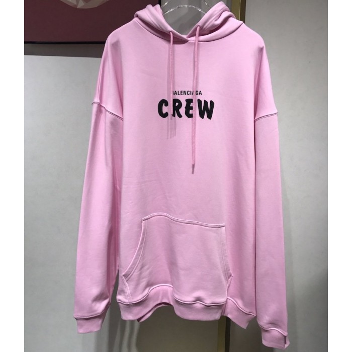 Balenciaga Crew Hoodies in Pink and 