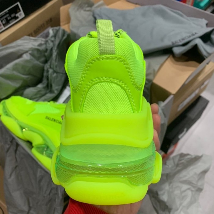 Balenciaga Triple S Sneakers Fluorescent Green