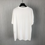 replica Dior T-Shirt White Slub Cotton Jersey