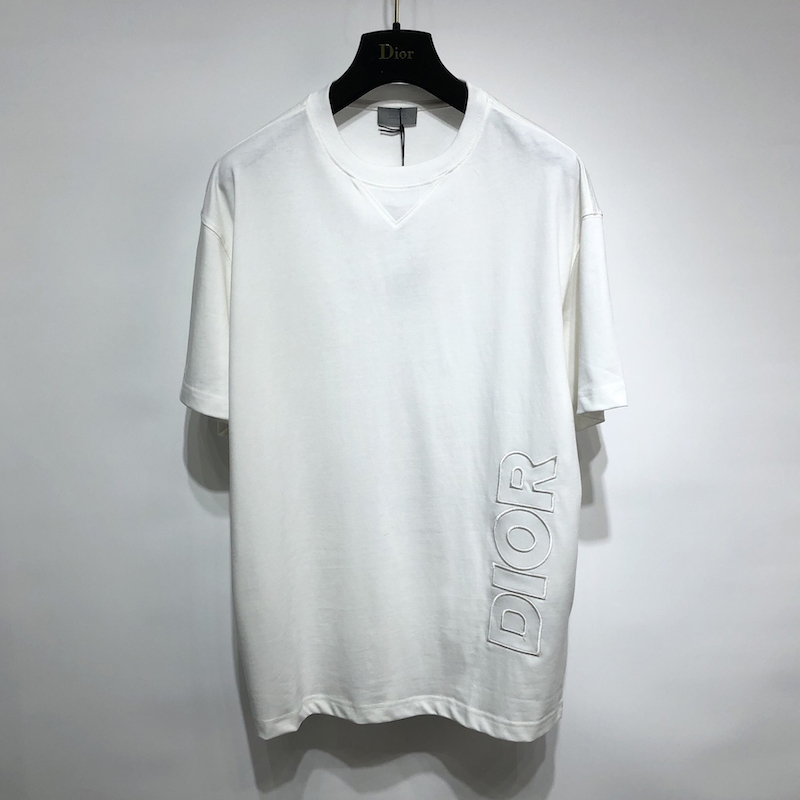 Dior PARLEY Oversized T-Shirt White Cotton Jersey