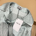 replica Dior Oblique Short-Sleeved Shirt Silk
