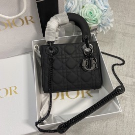 Replica Mini Lady Dior Bag Black