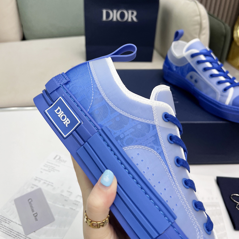 B23 Low-Top Sneaker Blue Dior Oblique Canvas