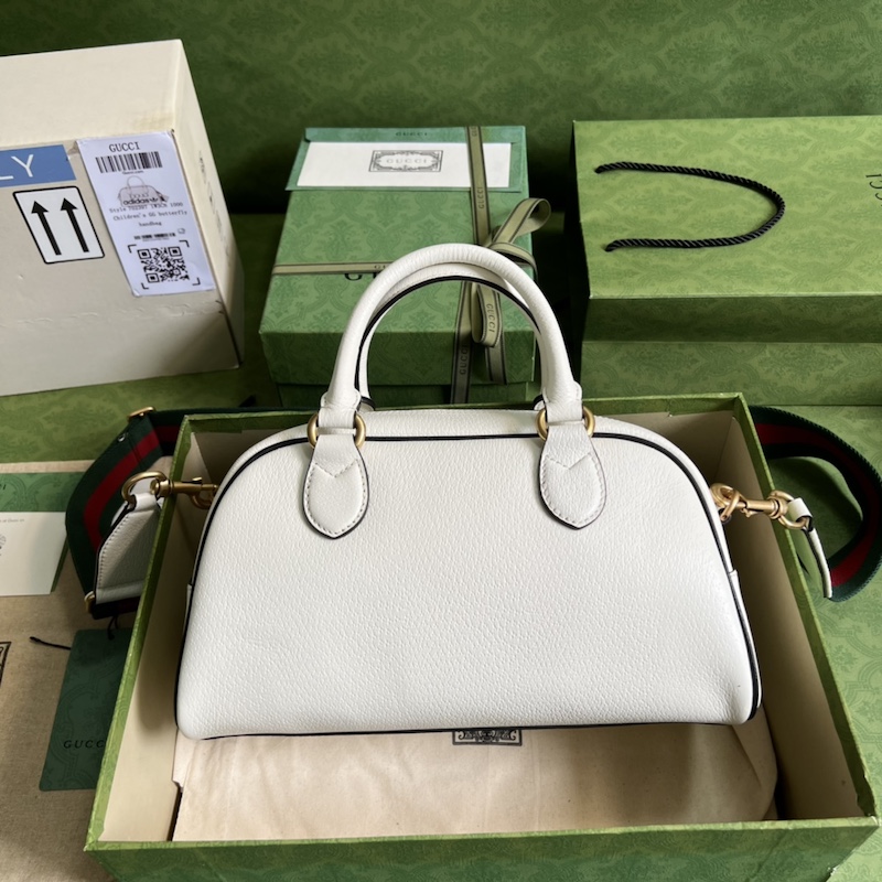 adidas x Gucci mini duffle bag ‎702397 white