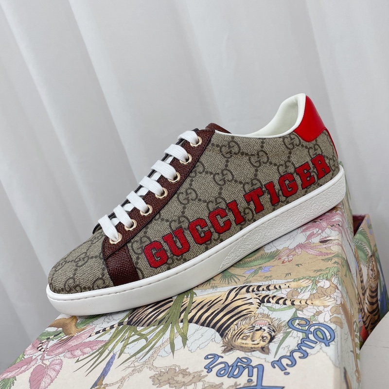 Gucci Tiger Women's Ace sneaker ‎687623 Red