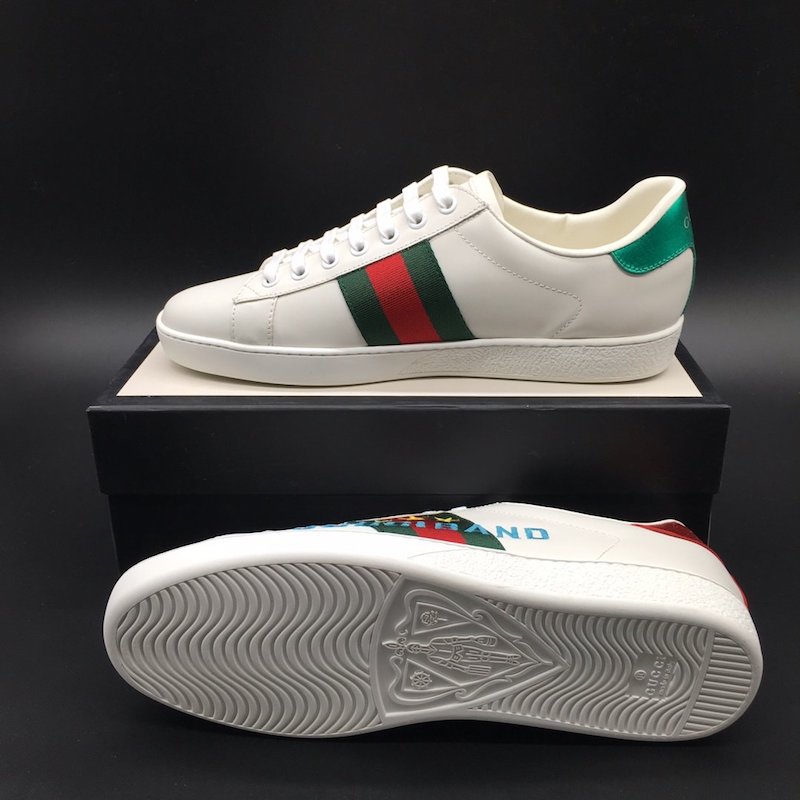 Gucci Men's Ace embroidered sneaker with Gucci Band