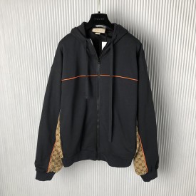 Replica Gucci Cotton jersey zip jacket