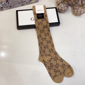 GG Pattern Cotton Socks