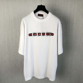 Replica Gucci print cotton jersey T-shirt