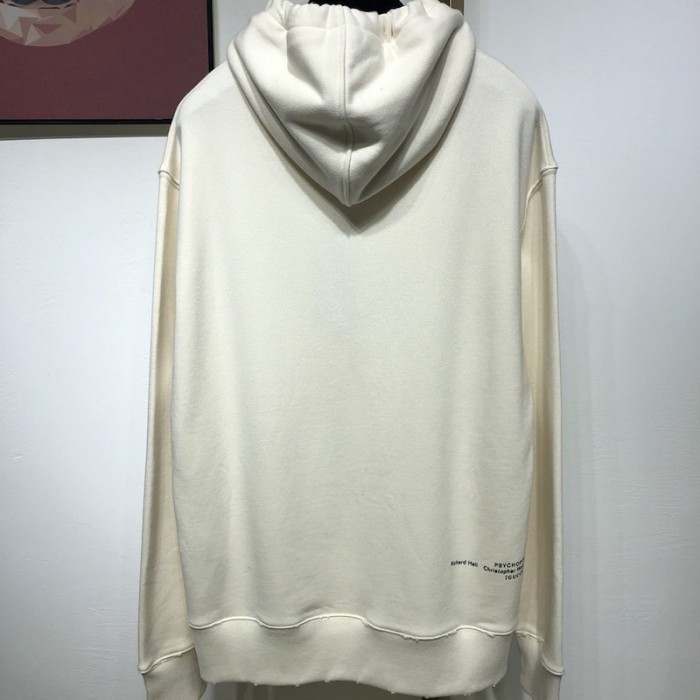 Gucci 'think/thank' print hooded sweatshirt