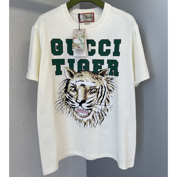 Gucci Printed T-shirt From The 'Gucci Tiger' Collection Men's Clothing  Vitkac .sv