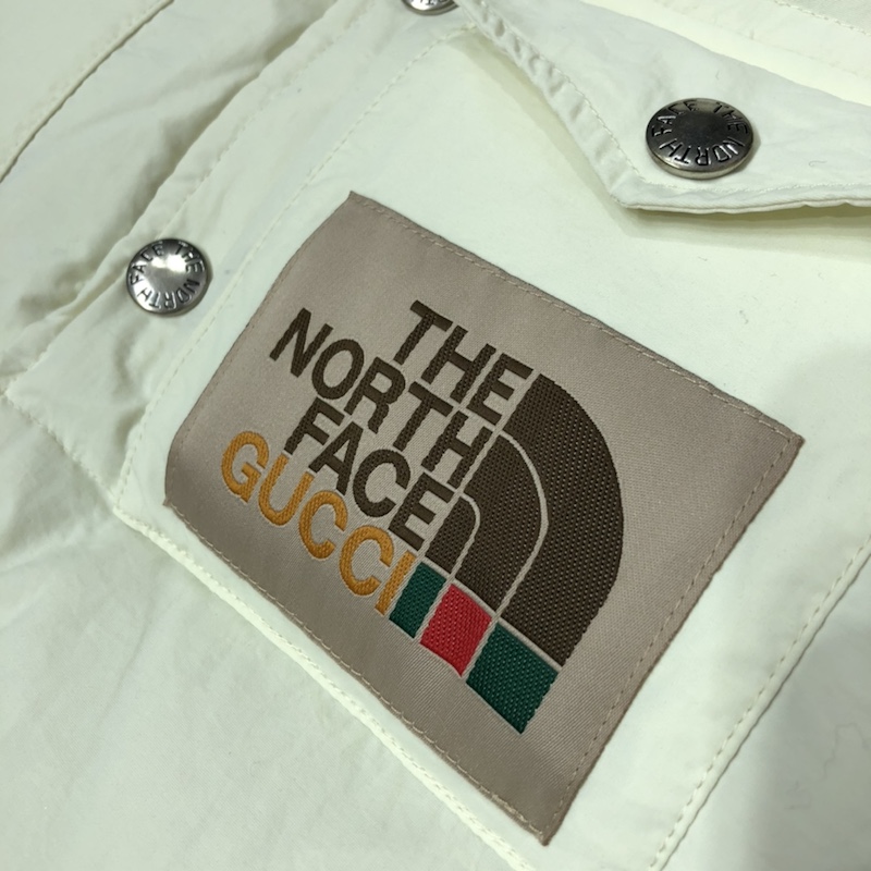 The North Face x Gucci nylon vest White