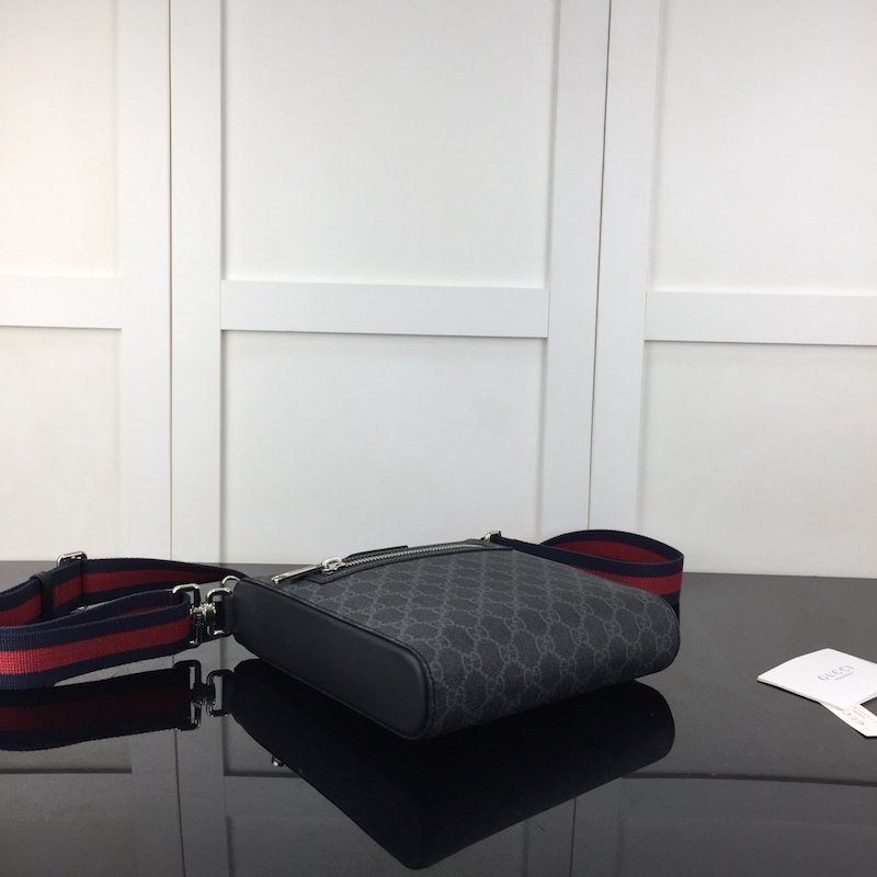 Gucci GG Black small messenger Bag 523599