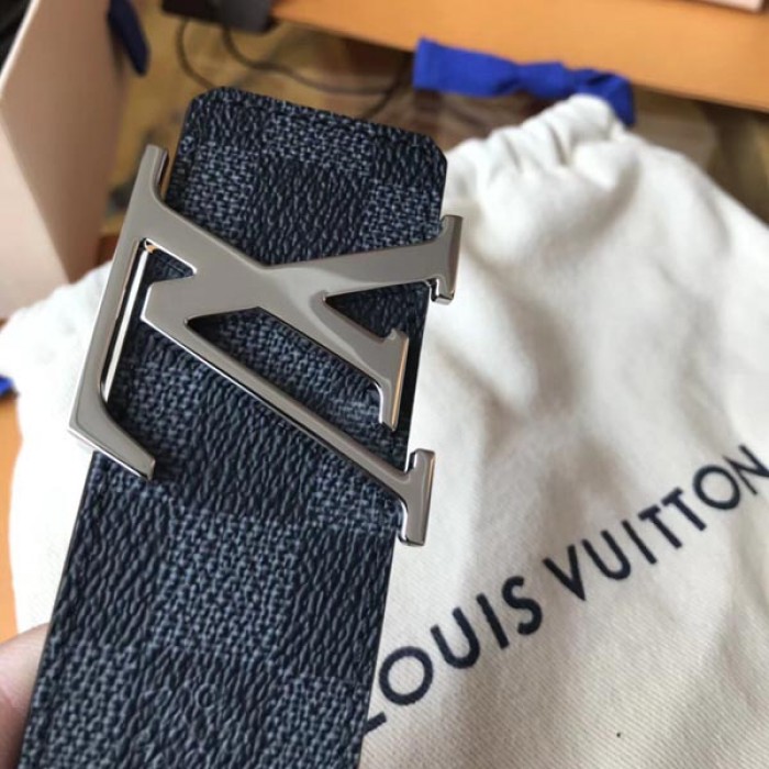 Louis Vuitton, Accessories, Authentic Lv Damier Graphite Belt M988