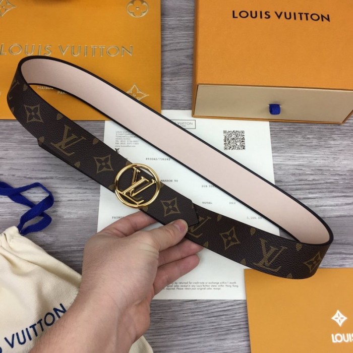 Louis Vuitton 2021-22FW Lv All Around 35Mm Reversible Belt (M0315W)