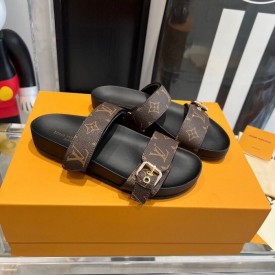 Replica Louis Vuitton Bom Dia Flat Comfort Mule