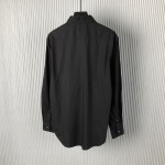 Replica Louis Vuitton Embroidered Long-Sleeved Cotton Blend Shirt