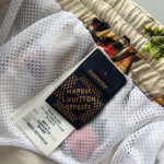 Replica Louis Vuitton Monogram Silk Drawstring Shorts