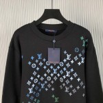 Replica Louis Vuitton Embroidered Cotton Sweatshirt