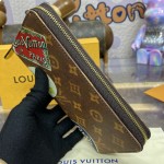 Replica Louis Vuitton Monogram canvas Zippy Wallet