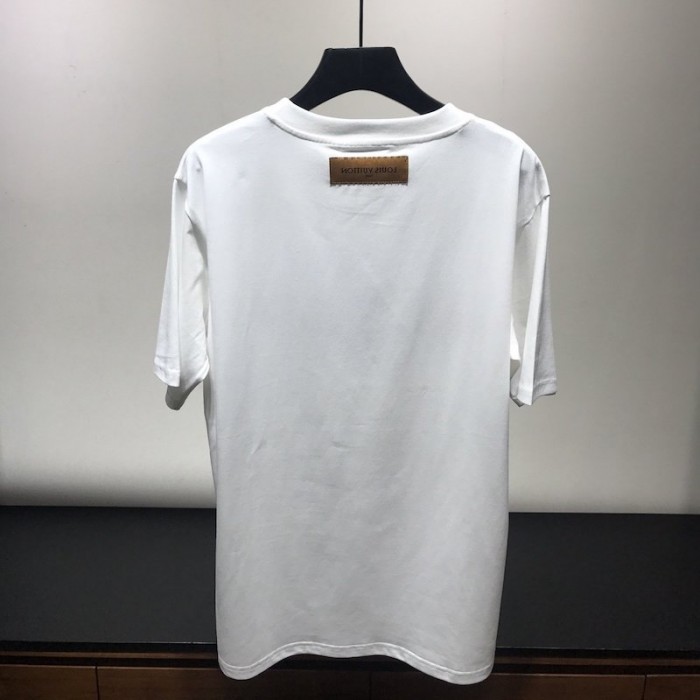 Louis Vuitton Monogram Graphic T-Shirt in White Cotton ref.570762 - Joli  Closet