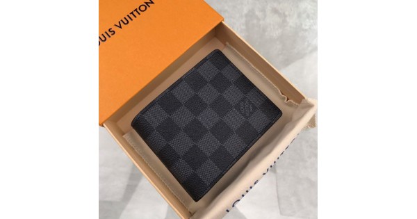 Shop Louis Vuitton DAMIER GRAPHITE 2023 SS Multiple wallet (N62663