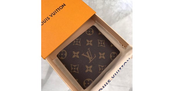 Replica Louis Vuitton M60251 James Wallet Monogram Canvas For Sale