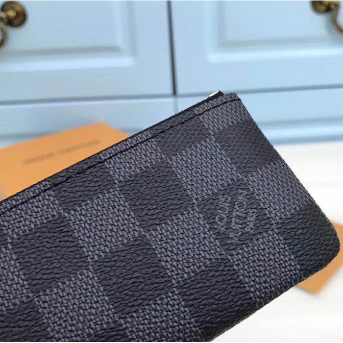 Shop Louis Vuitton DAMIER GRAPHITE 2019-20FW Key Pouch (N60155) by  PinkMimosa