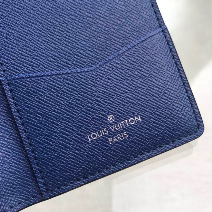 NWT Louis Vuitton Taigarama Monogram Pocket Organizer Neon M30949 wallet  100%