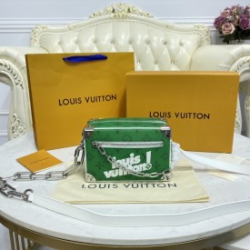 M44952 Louis Vuitton Monogram Éclipse Soft Trunk Briefcase