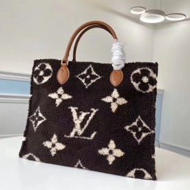 FWRD Renew Louis Vuitton Monogram Bandouliere 25 Teddy Speedy Bag in Black  & White
