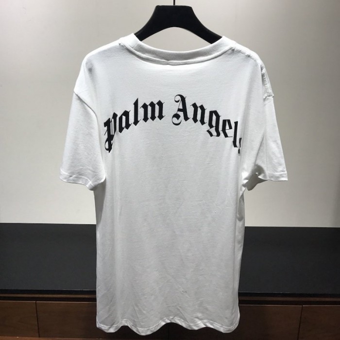 Palm Angels Bear Short Sleeves T-shirt White / Brown