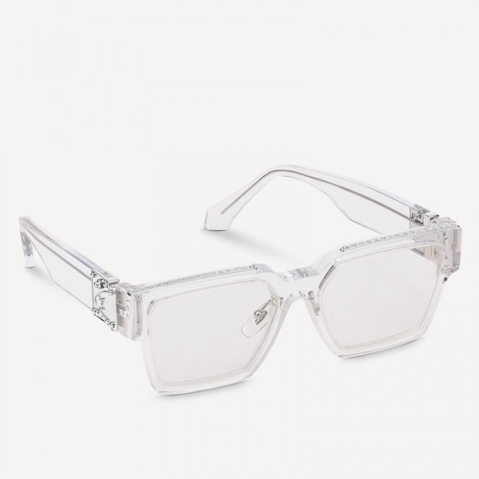 1.1 millionnaires sunglasses Louis Vuitton White in Plastic - 22408289