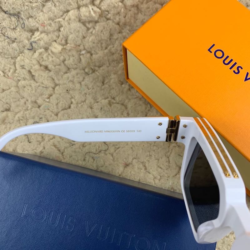 LV Millionaires Sunglasses White