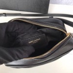 Replica YSL Lou Belt Bag black